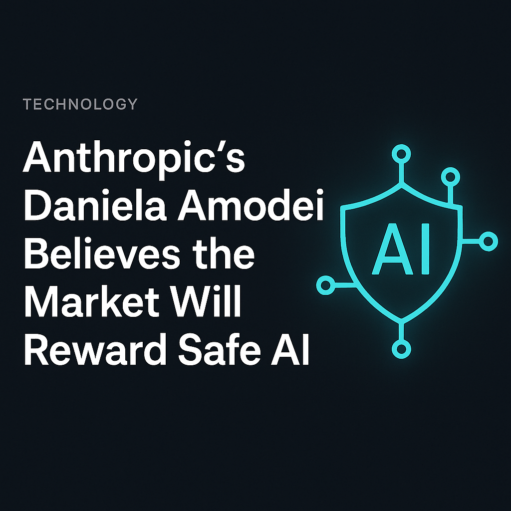 Регулирование ИИ: мнение Даниэлы Амодей