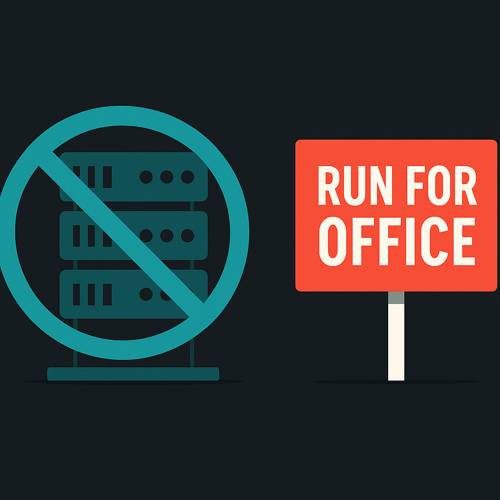 Прогрессивная третья партия против дата-центров